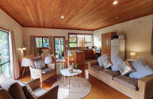 Kaeo Cabaña | Cosy, chic family hideaway by the Takou River, near Kerikeri, Bay of Islands