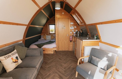 Newton Stewart Cabina | Estándar-Hot Tub Couples-Cabaña-Baño privado con ducha