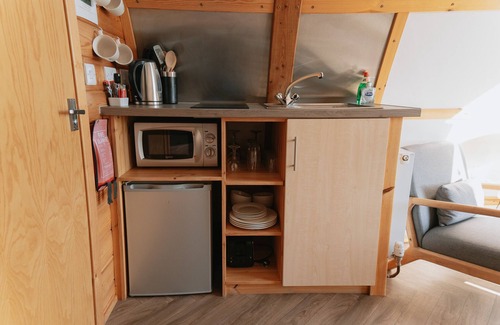 Newton Stewart Cabina | Estándar-Hot Tub Couples-Cabaña-Baño privado con ducha