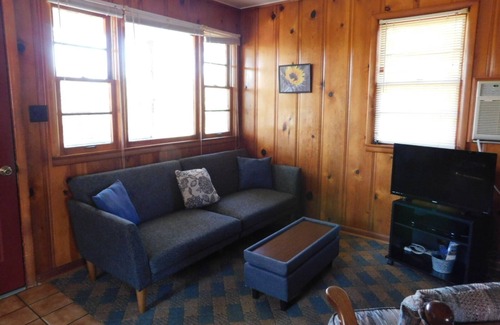 Mountain Home Cabaña | Cottage #5 our old time pine cottage free slip in our 6 stall boat dock