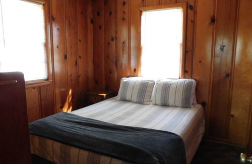 Mountain Home Cabaña | Cottage #5 our old time pine cottage free slip in our 6 stall boat dock