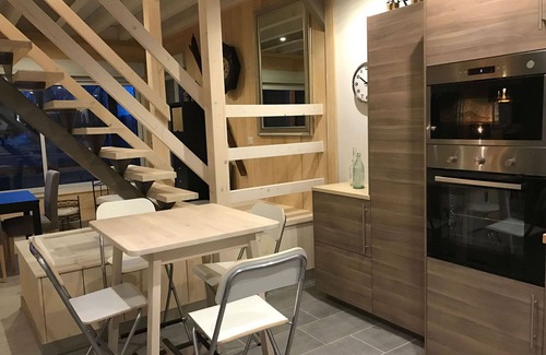 Doucier Chalet De Esquí | Casa 6 a 8 personas, la calidad del diseño de la casa de madera. Cerca del lago espacio Bcp