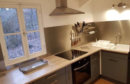 Saint-Martin-du-Puy Cabaña | Cottage at Lac de Chaumeçon with private pond