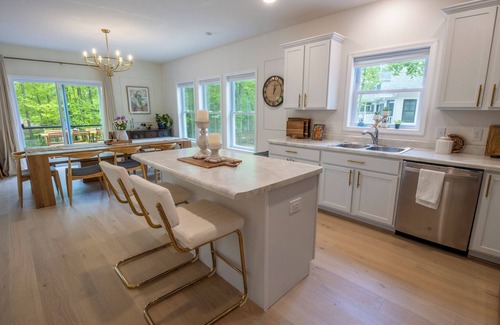 New Buffalo Casa | Cottage in the Woods + Pool, Fishing Pond