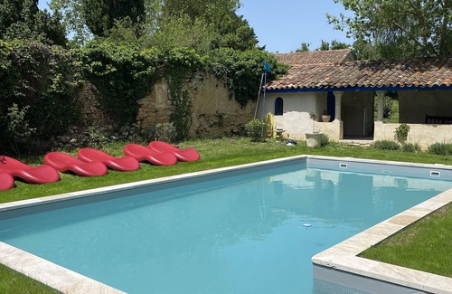 Pech-Luna Casa | Casita de campo 'La Maison D'amis Du Chateau' con piscina compartida, Wi-Fi y aire acondicionado