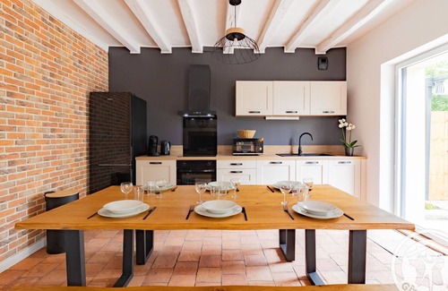 Chalonnes-sur-Loire Cabaña | Casa con SPA privado, aire acondicionado y vistas al Loira