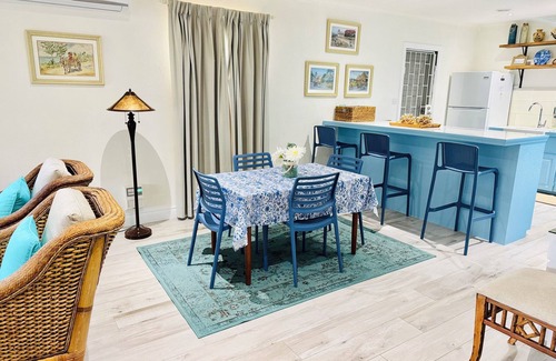 Atlantic Shores Cabaña | Cotton Bay Cottage @ Freights. Large sea facing garden. Family & Pet friendly