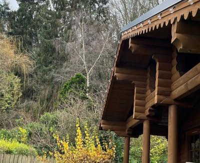 Aymestrey Apartamento | Countryside Log Cabin With Hot Tub - Beech