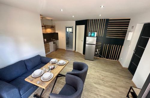 Gerardmer Apartamento | Cour ancienne école avec Jacuzzi privé