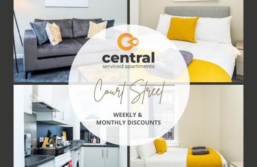 Murthill Apartamento | Court Street by CENTRAL SERVICED APARTMENTS - 2 Bedroom - Ground Floor - Modern - Sleeps 4 - 2 x Double Beds - Free Street Parking - Fully Equipped - Short & Long Term Stays Available - Contact Us for your Requirements
