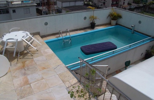 Jardim Las Palmas Apartamento | Cobertura de los sueños maravillosa vista! Piscina y barbacoa! 2 estacionamientos!