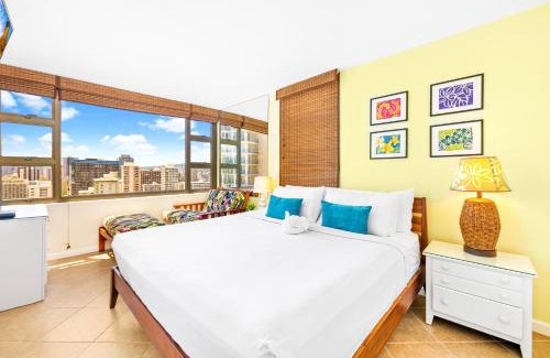 Waikiki Apartamento | Cozy 1BR Ocean View Condo, Near Beach with Parking