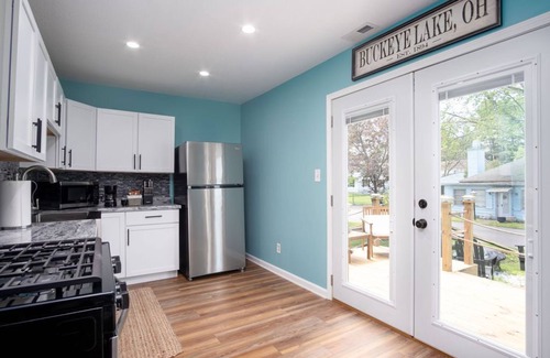 Millersport Cabaña | Rural-Baño privado con ducha-Rural-Vista al Lago-Buckeye Lake Cottage