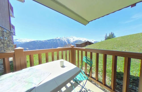 Bisanne 1500 Apartamento | Apartamento 2 Piezas con Piscina y Balcón en Les Saisies - Hasta 4 Personas