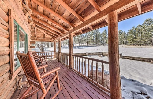 Alto Casa | Cozy Alto Cabin on 2 Acres Near Fishing and Skiing!