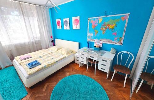 Presov Casa | Cozy Blue Apartment Prešov