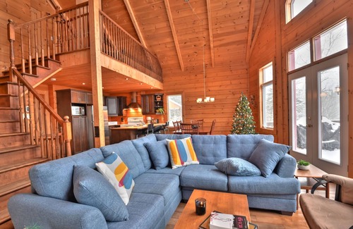 Sainte-Emelie-de-L'Energie Chalet De Esquí | Cozy cottage with Lake View, Spa, SKI (Pet-friendly)