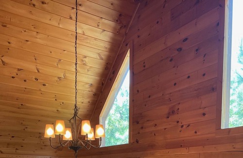 Clearwater Creek Casa | Cozy Cabin near Lake Lure on multiple secluded acres in gated community