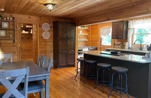 Clearwater Creek Casa | Cozy Cabin near Lake Lure on multiple secluded acres in gated community