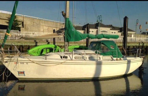 Belmar Alquiler De Eote | Acogedor, cómodo y pintoresco velero verde