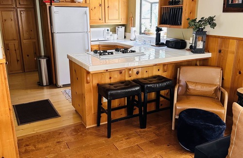 Cedar Glen Casa | Cozy Cottage, dog friendly, fireplace, beautiful outdoor seating!