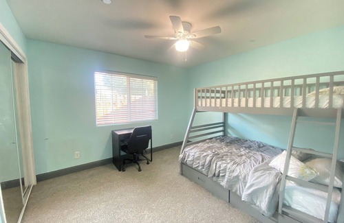 Modesto Casa | Cozy-Family Friendly-Hidden Gem in Modesto-Newly Built, 3 Bed, 2 Bath, 5 Beds