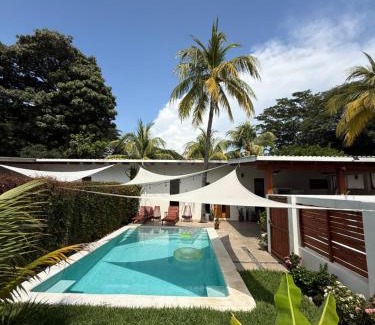 La Libertad Casa | Cozy Family Villa 1 w Pool & BBQ near Surf Beach