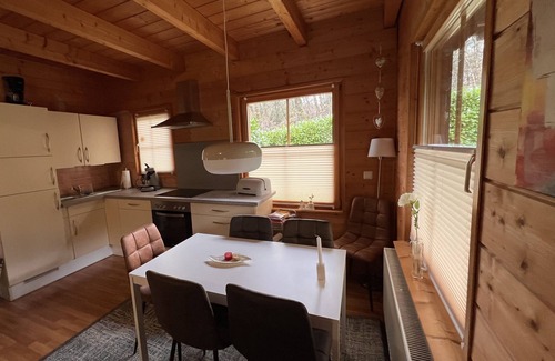 Hofstatten Casa | Cabaña de madera de lujo finlandesa (casa 2) en el parque natural "Pfälzer Wald" (500 metros de altura)