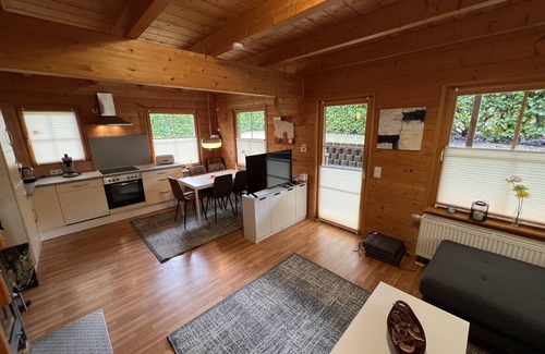 Hofstatten Casa | Cabaña de madera de lujo finlandesa (casa 2) en el parque natural "Pfälzer Wald" (500 metros de altura)