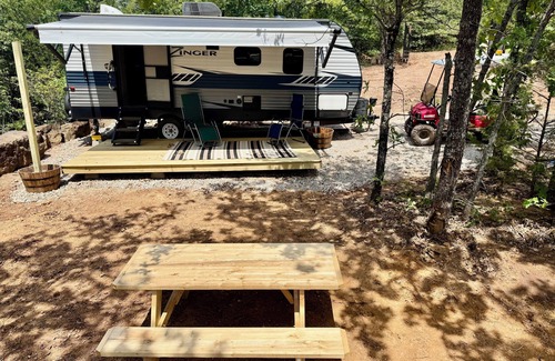 Osage County Casa | Cozy Glamping at Keystone Lake: Boat Rental, Hiking, Campfire, Serene Outdoors