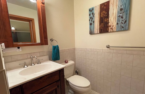 West Milford Casa | Cozy home featuring a large deck w/enclosed hot tub, game room and seasonal pool