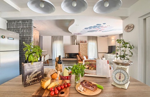 Snasici Casa | Acogedora casa en Labin - Rabac con.