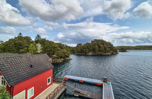 Lysekloster Casa | Acogedora casa en Lepsøy con vistas al.
