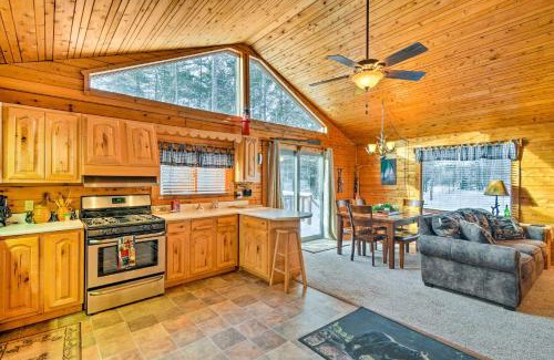 Steuben Casa | Cozy Manistique Cabin with Deck, Grill and Fire Pit!