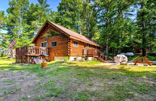 Steuben Casa | Cozy Manistique Cabin with Deck, Grill and Fire Pit!