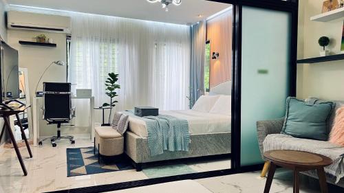 Angono Casa | Cozy Nest Fully-furnished apartment with Manila Skyline View Rooftop