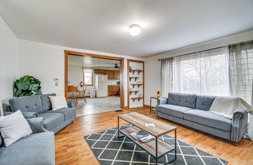 Geneva Casa | Cozy New York Farmhouse w/ Porch, Grill & Fire Pit