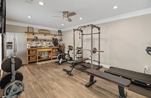 Canton Cabaña | Cozy Private Basement w/ Pool & Workout