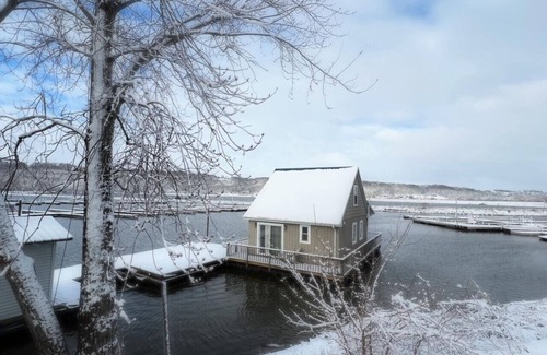 Sabula Alquiler De Eote | Cozy Warm Winter "Nantucket" Cottage Getaway
