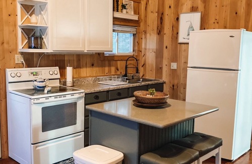 Hesperia Cabaña | Cozy waterfront cottage Hesperia, MI