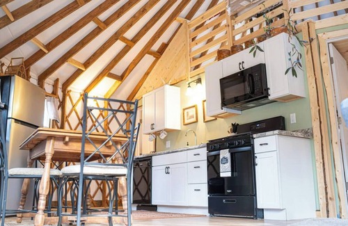 Boulder Junction Casa | Cozy Year-Round Luxury Yurt with Sauna and Wi-fi
