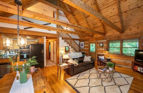Seven Devils Cabina | Creekside Cabin > 15min to Hiking, Rafting, & the Alpine Coaster > Pet-Friendly