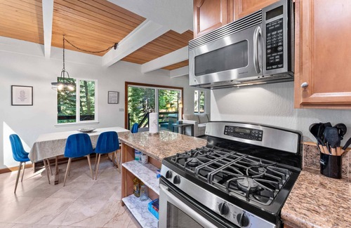 Tahoe Pines Casa | Creekside Retreat w/Hot Tub, Near Homewood Resort