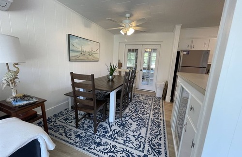 Buxton Cabaña | Cypress Cove, situated in Buxton on a soundfront lot, provides a peaceful setting in this charming rental cottage.
