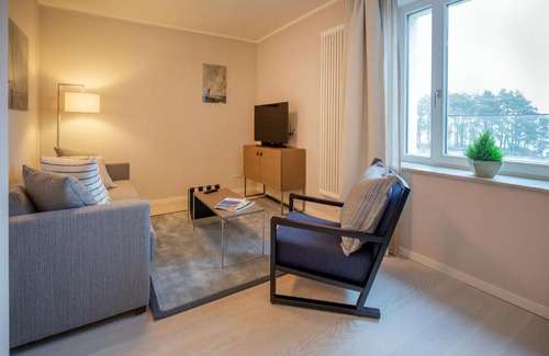 Binz Apartamento | Dünenresidenz Prora - Ferienwohnung mit Meerblick, 1 Schlafzimmer und Balkon NP-321