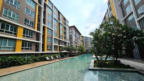 Saen Suk Apartamento | D Condo Bangsaen ตึกC "จอดรถได้1คัน"