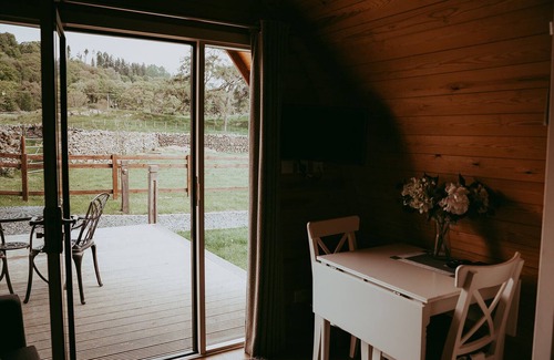 Torver Apartamento | Daffodil glamping pod-Cabaña-Familiar-Baño con ducha-Vista al campo