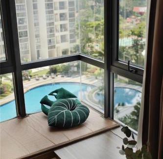 Central District Apartamento | Danga Bay - 2BR Timber Lounge - Dryer - Netflix