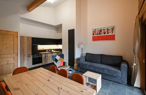Saint-Jean-dʼAulps Apartamento | Dans résidence neuve LE SNOW ROC sur les pistes, appartement 8 personnes 2 chambres et coin montagne avec Terrasse WIFI et SAUNA