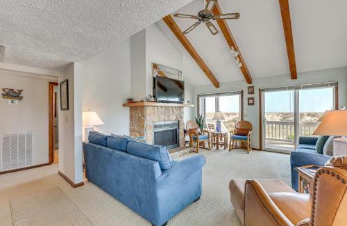 Yaupon Beach Casa | Deck and View Oceanfront Oasis in Oak Island!